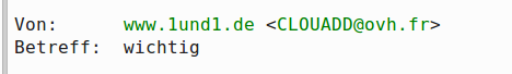 Abb. Spam-Mail